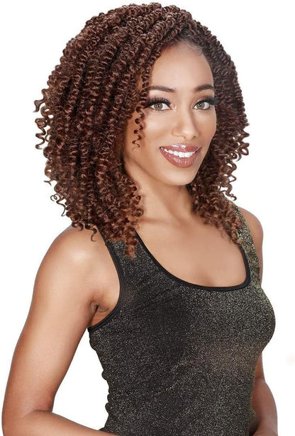 Sis Synthetic Crochet Braids V11 Passion Twist (1B off Black)