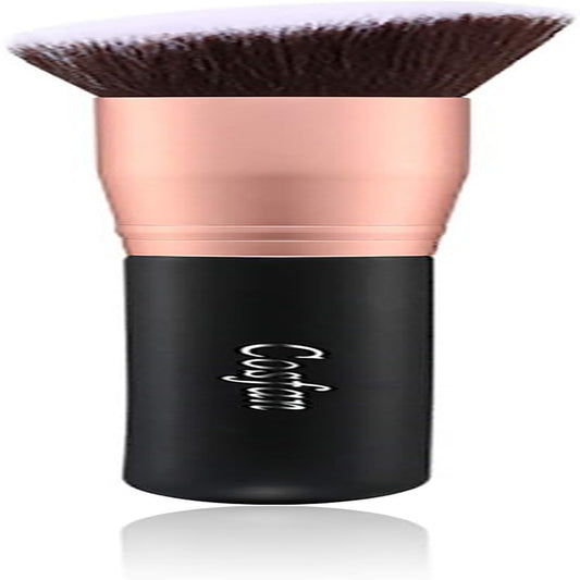 Angled Face Blush Bronzer Kabuki Brush Perfect for Face Contouring and Highlighting with Creams and Powders