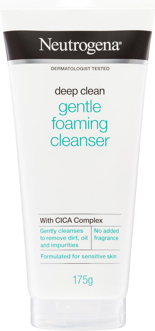 Deep Clean Fragrance Free Gentle Foaming Face Cleanser 175G