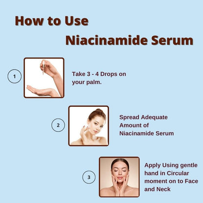 5% Niacinamide Face Serum with Hyaluronic Acid 1% Serum for Face (30ML)