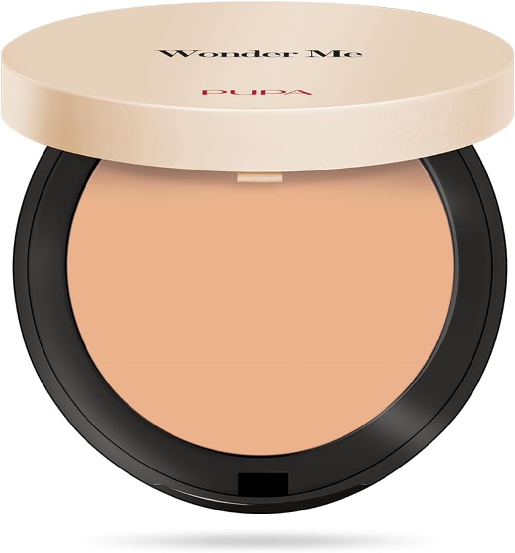 Milano – Wonder Me – Light Coverage, Demi Matte Face Powder Makeup for All Skin Types – 020 – Nude