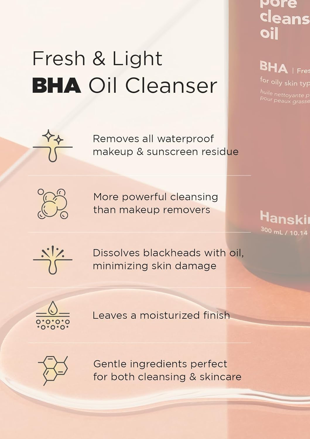 - Cleansing Oil & Blackhead BHA 300Ml