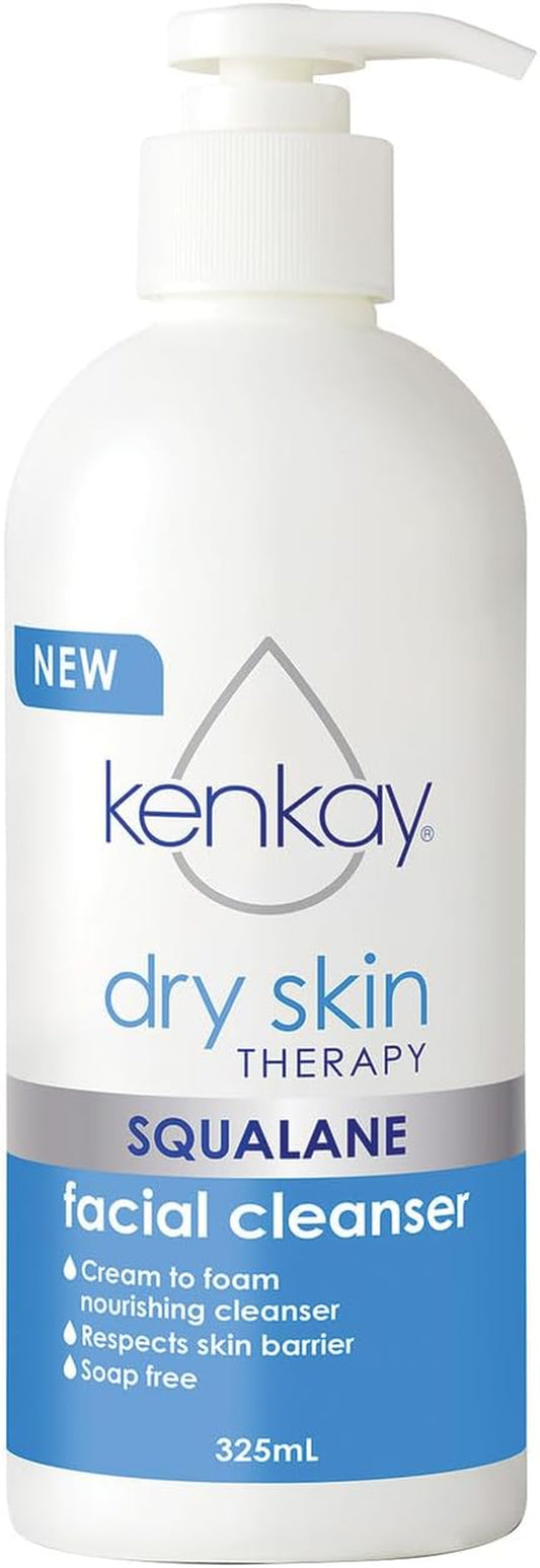 Dry Skin Face Cleanser 325Ml Pump Bottle | Gentle Soap-Free Formula for Dry, Eczema-Prone Skin, Dermatologist Recommended, Soap Free.