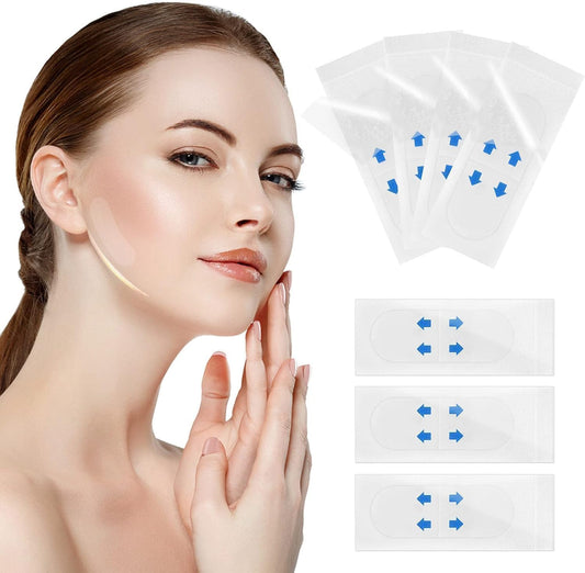 Face Lift Tape, 40 Pcs Face Tape Lift Invisible Waterproof Face Stickers