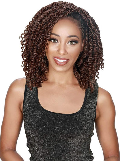 Sis Synthetic Crochet Braids V11 Passion Twist (1B off Black)