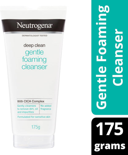 Deep Clean Fragrance Free Gentle Foaming Face Cleanser 175G