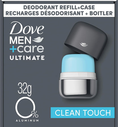 0% Aluminum Refillable 48H Deodorant Starter Set Clean Touch Scent Deodorant for Men 32 G